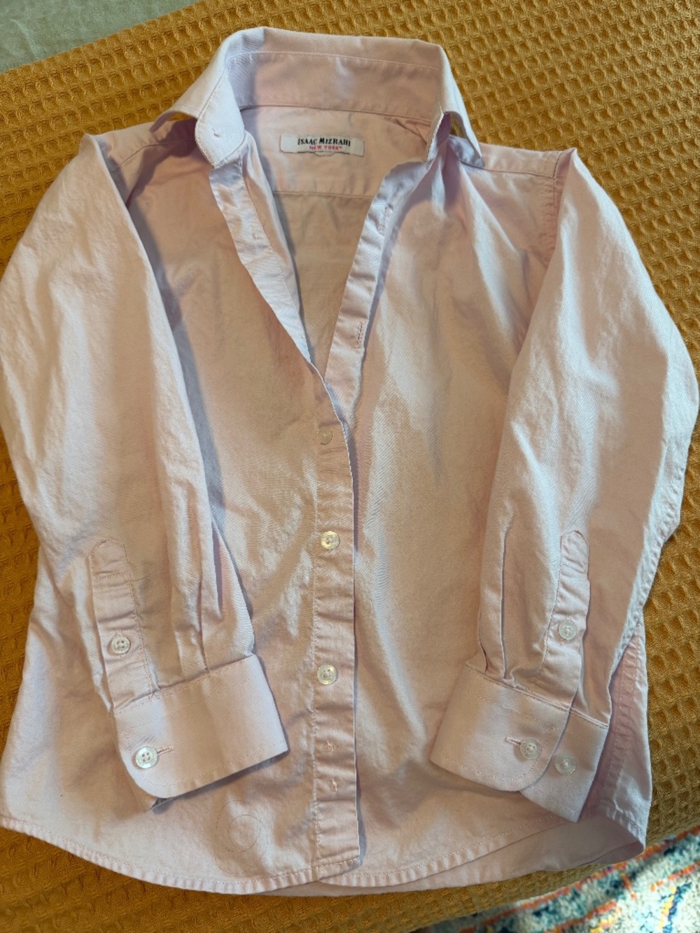 Boys Pink Button Down Shirt